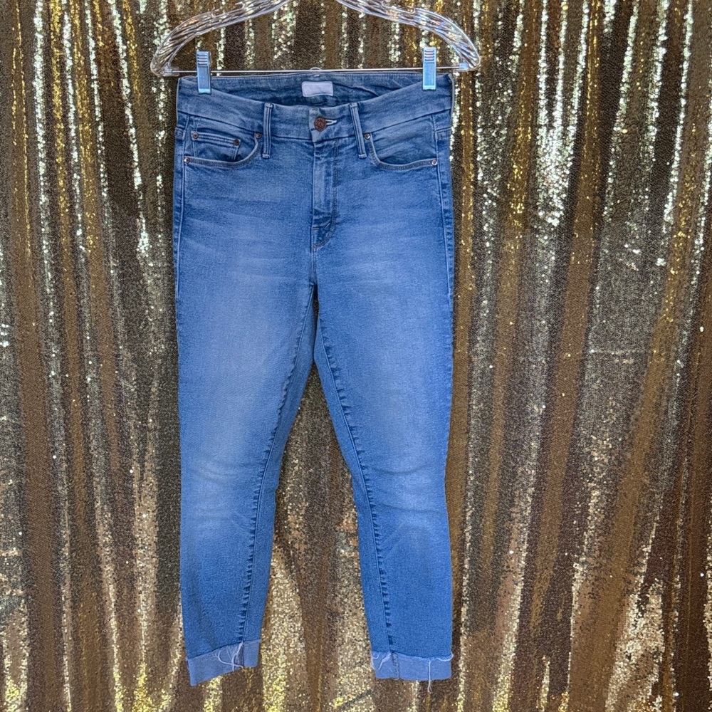 MOTHER Mid Rise Rider Jeans - Picture 2 of 7